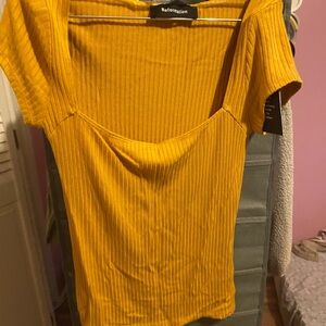 Reformation Sunflower Bardot Top